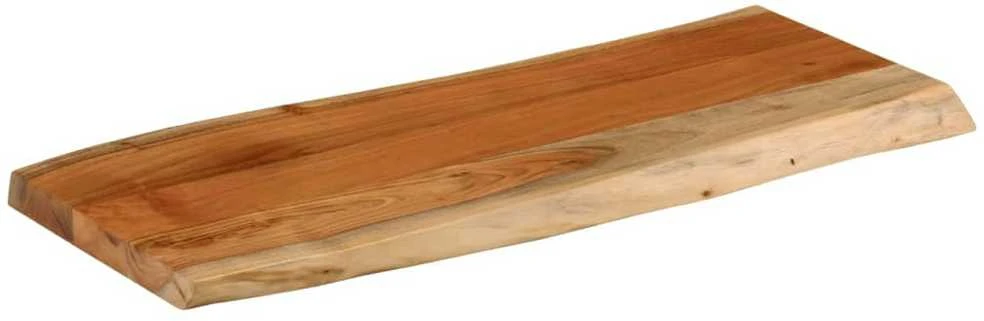 Stalviršis, 90x40x3,8cm, akacijos masyvas, su gyvu kraštu