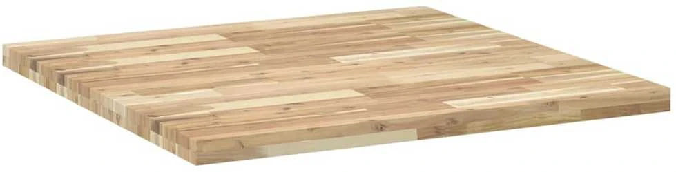 Stalviršis, 90x90x4cm, akacijos medienos masyvas, kvadratinis