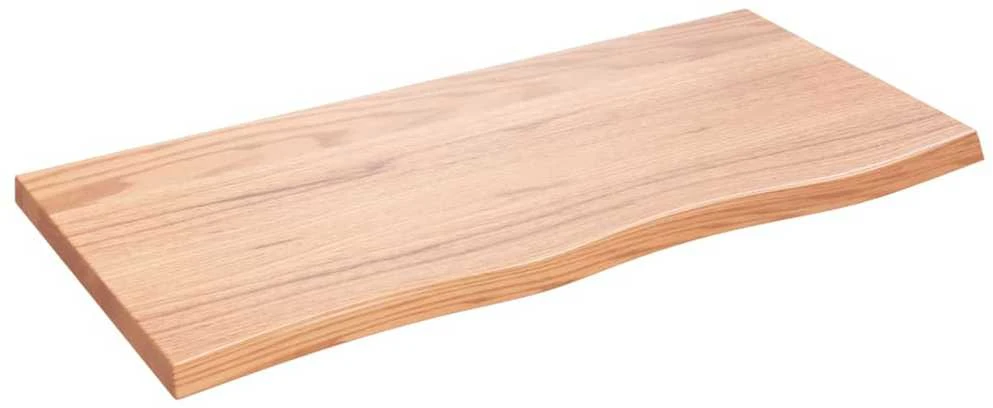 Stalviršis, šviesiai rudas, 100x50x(2-4) cm, medienos masyvas