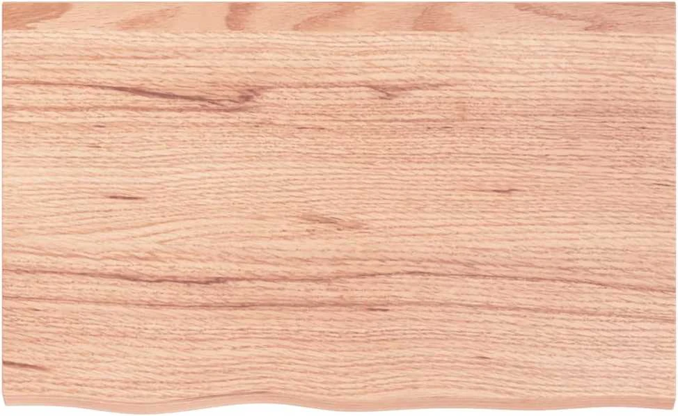 Stalviršis, šviesiai rudas, 80x50x(2-4) cm, medienos masyvas