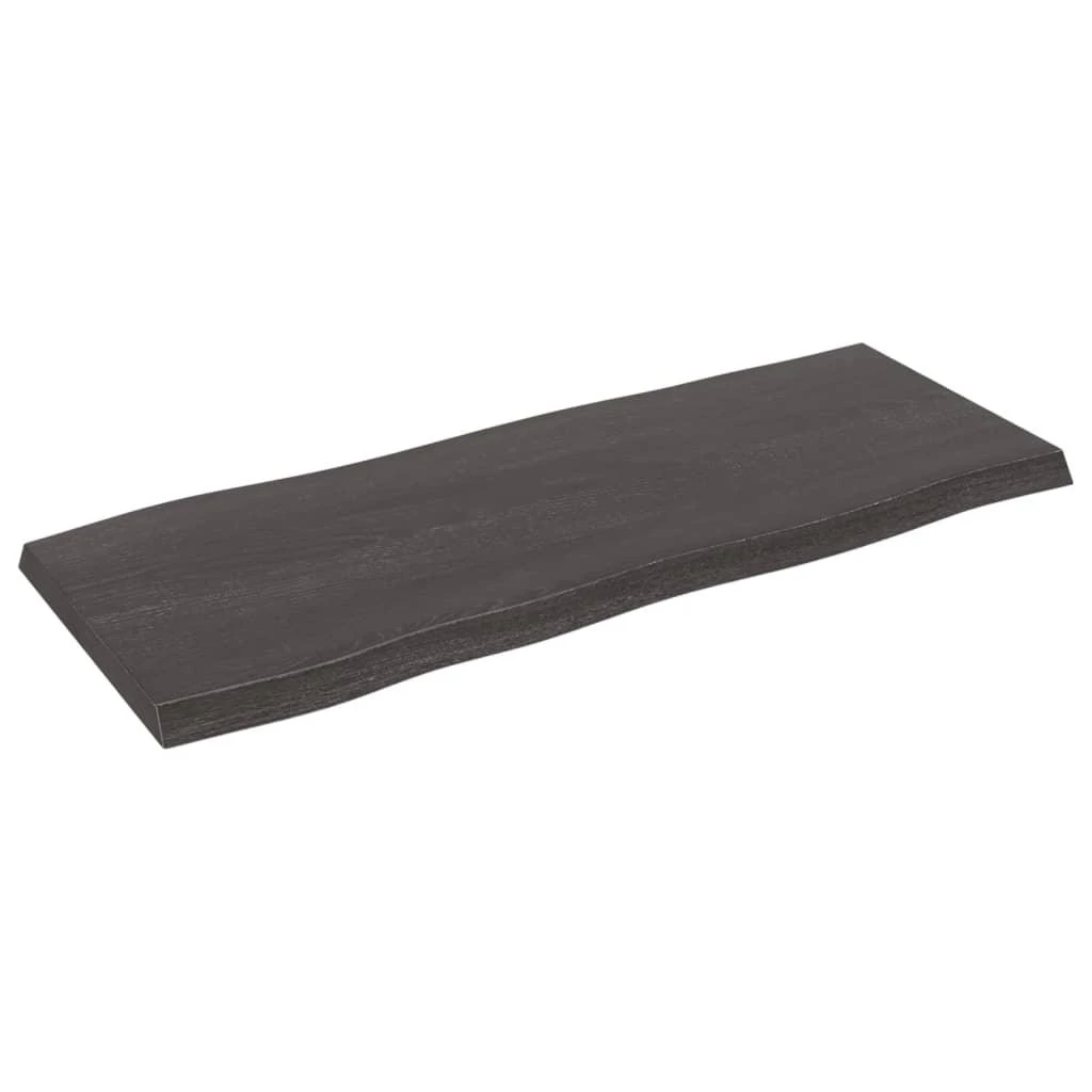 Stalviršis, tamsiai ruda, 100x40x(2-4) cm, medienos masyvas