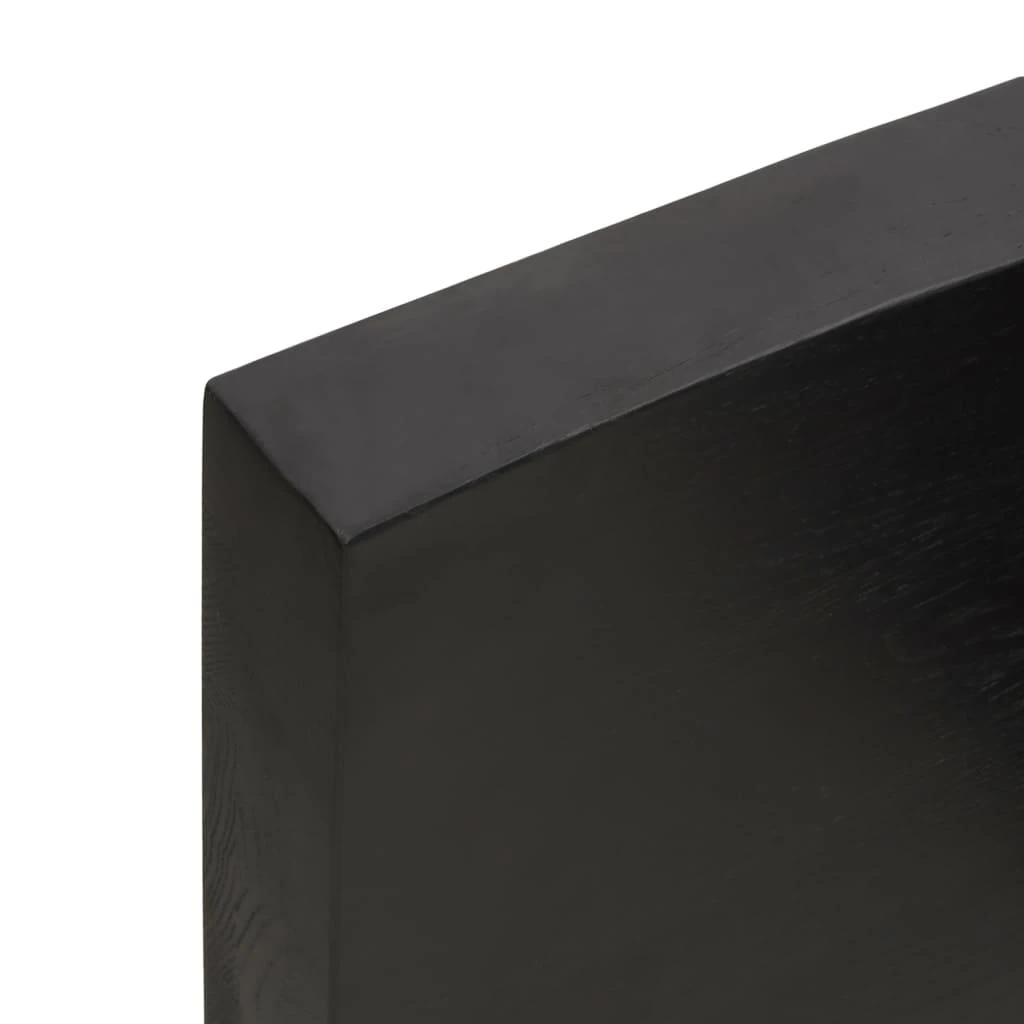 Stalviršis, tamsiai ruda, 100x60x(2-6) cm, medienos masyvas