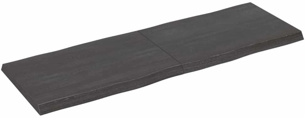 Stalviršis, tamsiai ruda, 120x40x(2-4) cm, medienos masyvas