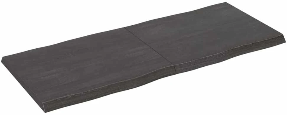 Stalviršis, tamsiai ruda, 120x50x(2-4) cm, medienos masyvas