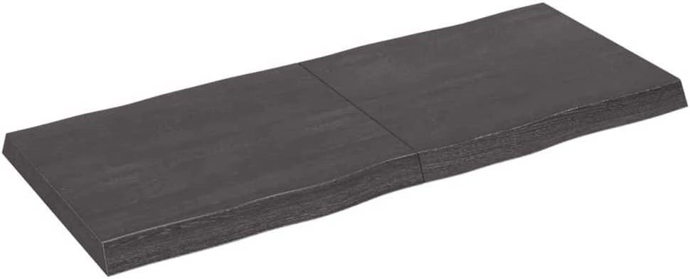 Stalviršis, tamsiai ruda, 120x50x(2-6) cm, medienos masyvas