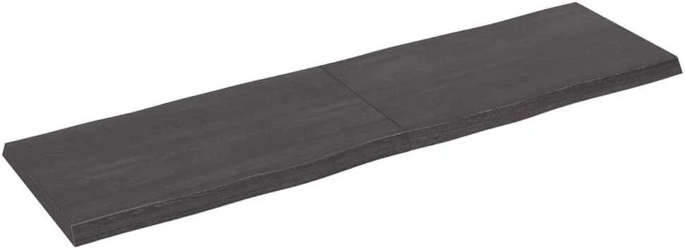 Stalviršis, tamsiai ruda, 140x40x(2-4) cm, medienos masyvas