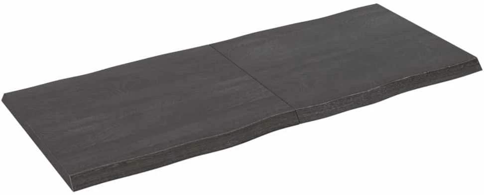 Stalviršis, tamsiai ruda, 140x60x(2-4) cm, medienos masyvas