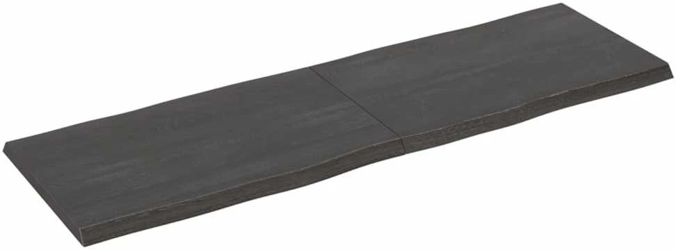 Stalviršis, tamsiai ruda, 160x50x(2-4) cm, medienos masyvas