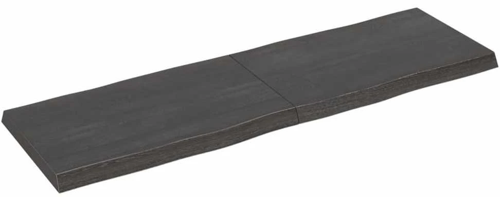 Stalviršis, tamsiai ruda, 160x50x(2-6) cm, medienos masyvas