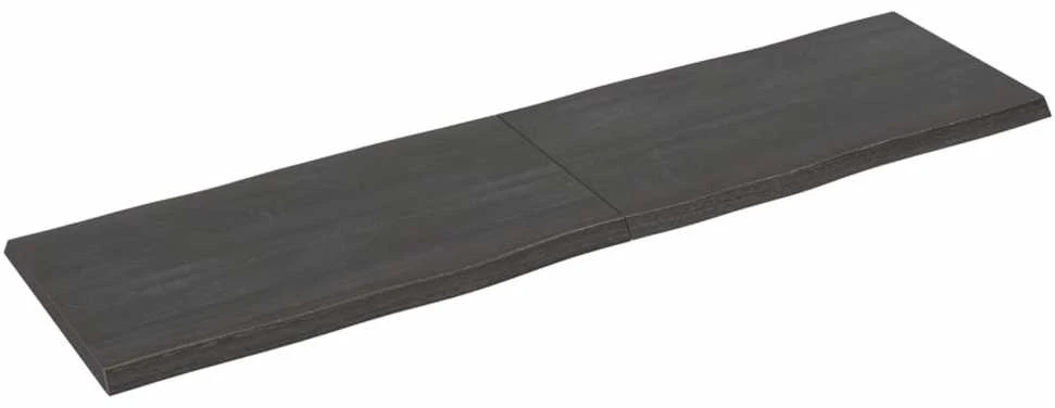 Stalviršis, tamsiai ruda, 180x50x(2-4) cm, medienos masyvas