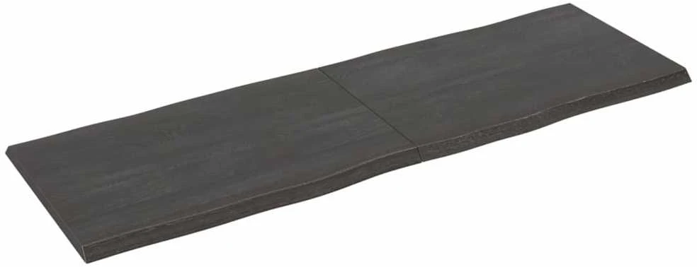Stalviršis, tamsiai ruda, 180x60x(2-4) cm, medienos masyvas