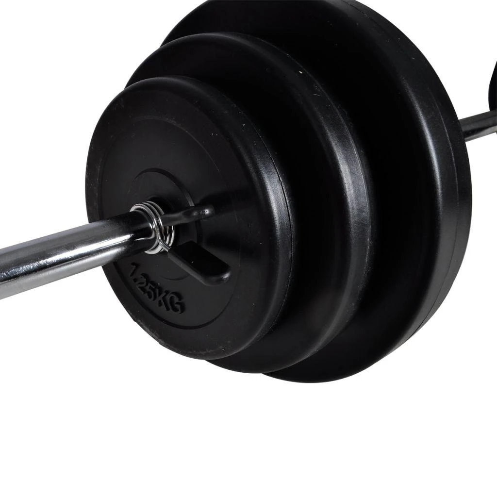 Štangos ir 2 hantelių rinkinys, 30,5kg