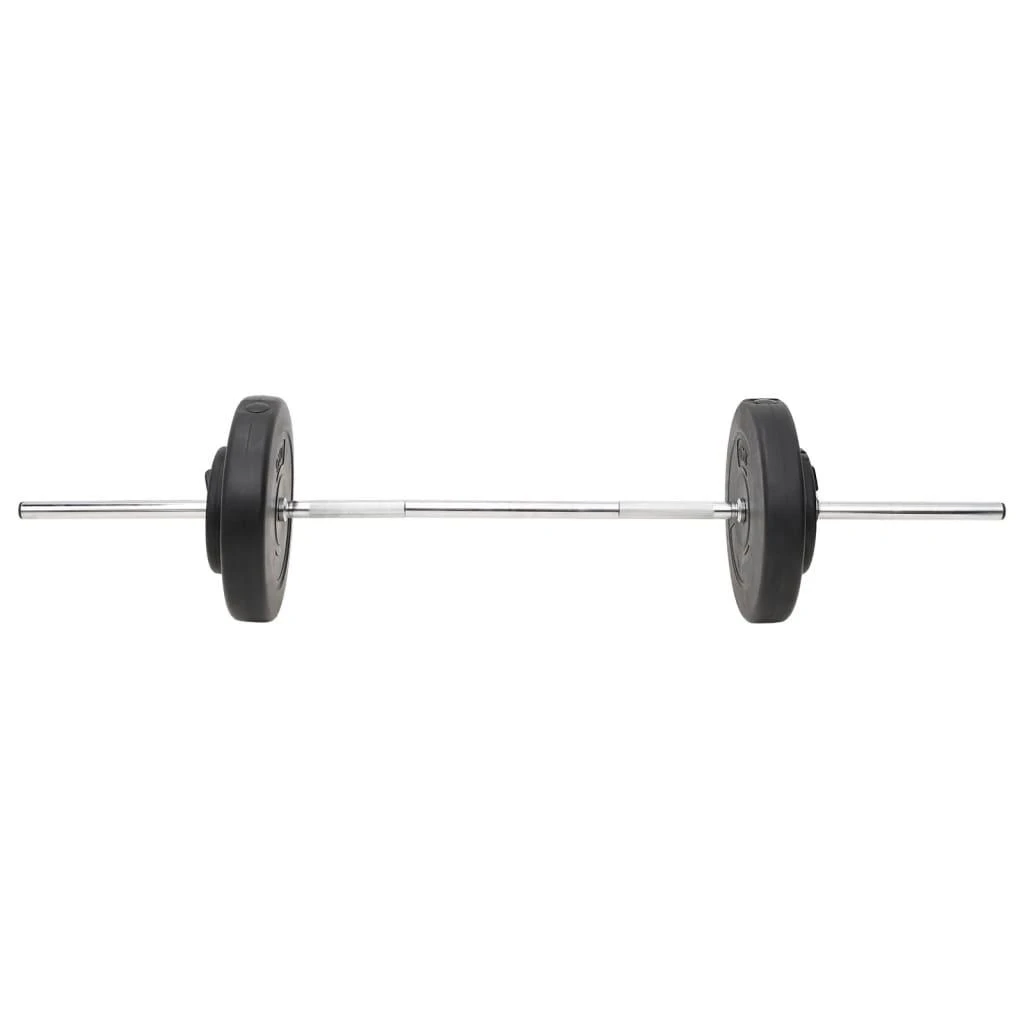 Štanga ir svarmenys su svoriais, 60kg