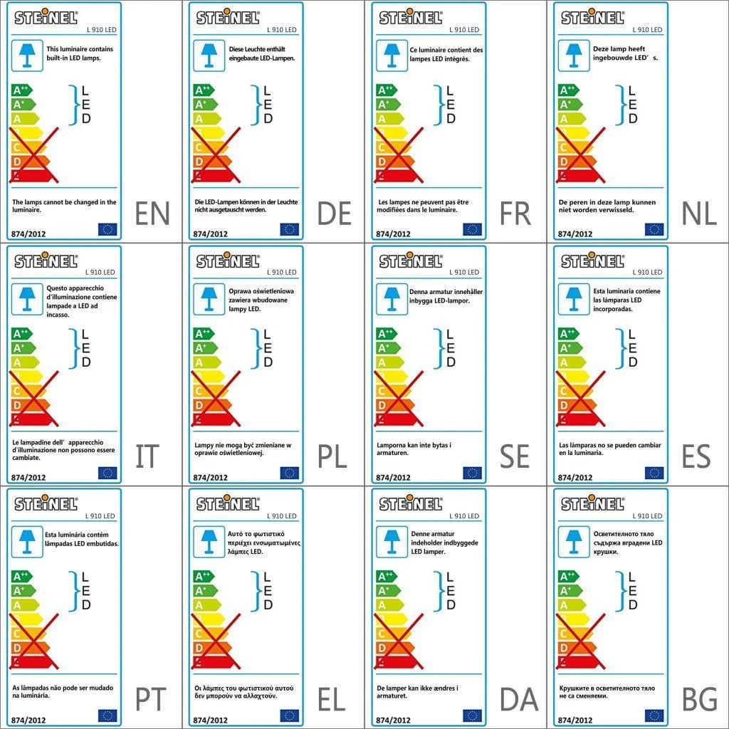 Sieninis šviestuvas STEINEL L 910 S Sensorinis LED žibintas (antracito)