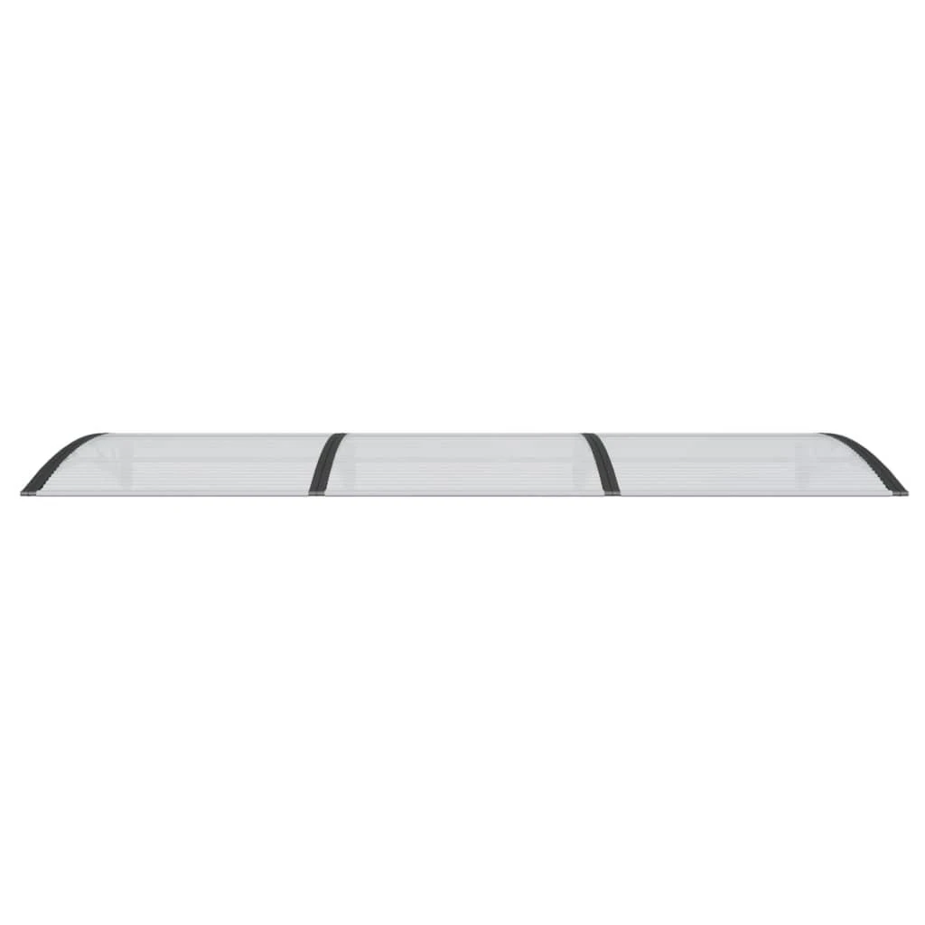 Stogelis durims, juodos spalvos, 300x100cm, polikarbonatas