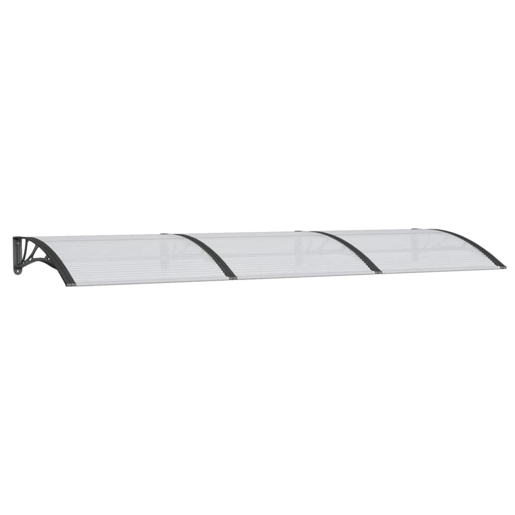 Stogelis durims, juodos spalvos, 300x100cm, polikarbonatas