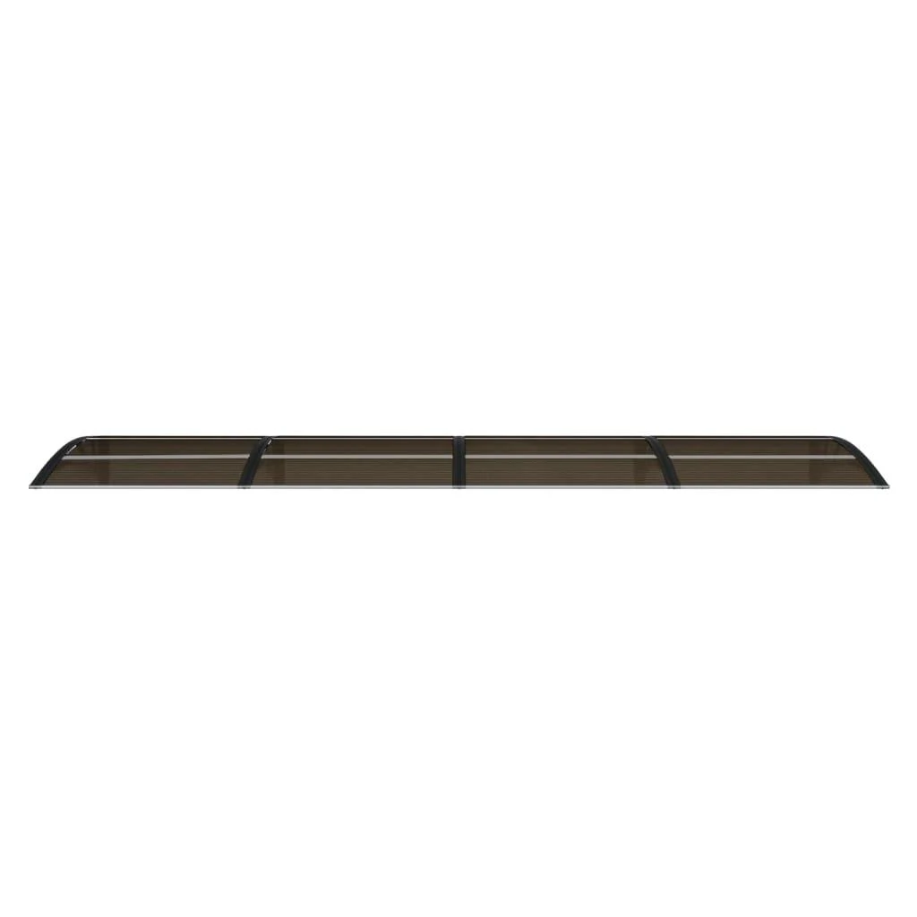 Stogelis durims, juodos spalvos, 350x75cm, polikarbonatas