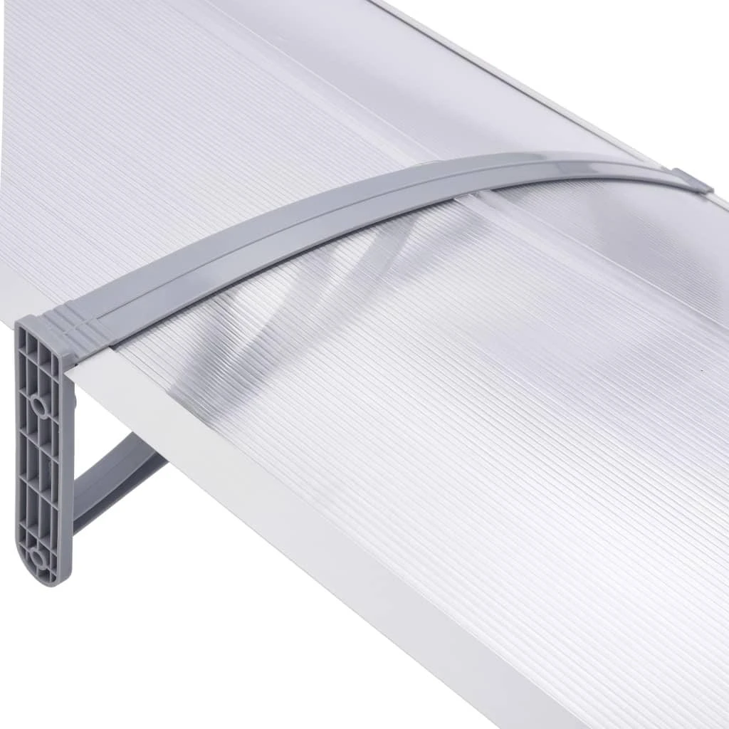 Stogelis durims, pilkos ir permatomos spalvos, 240x75cm, PC