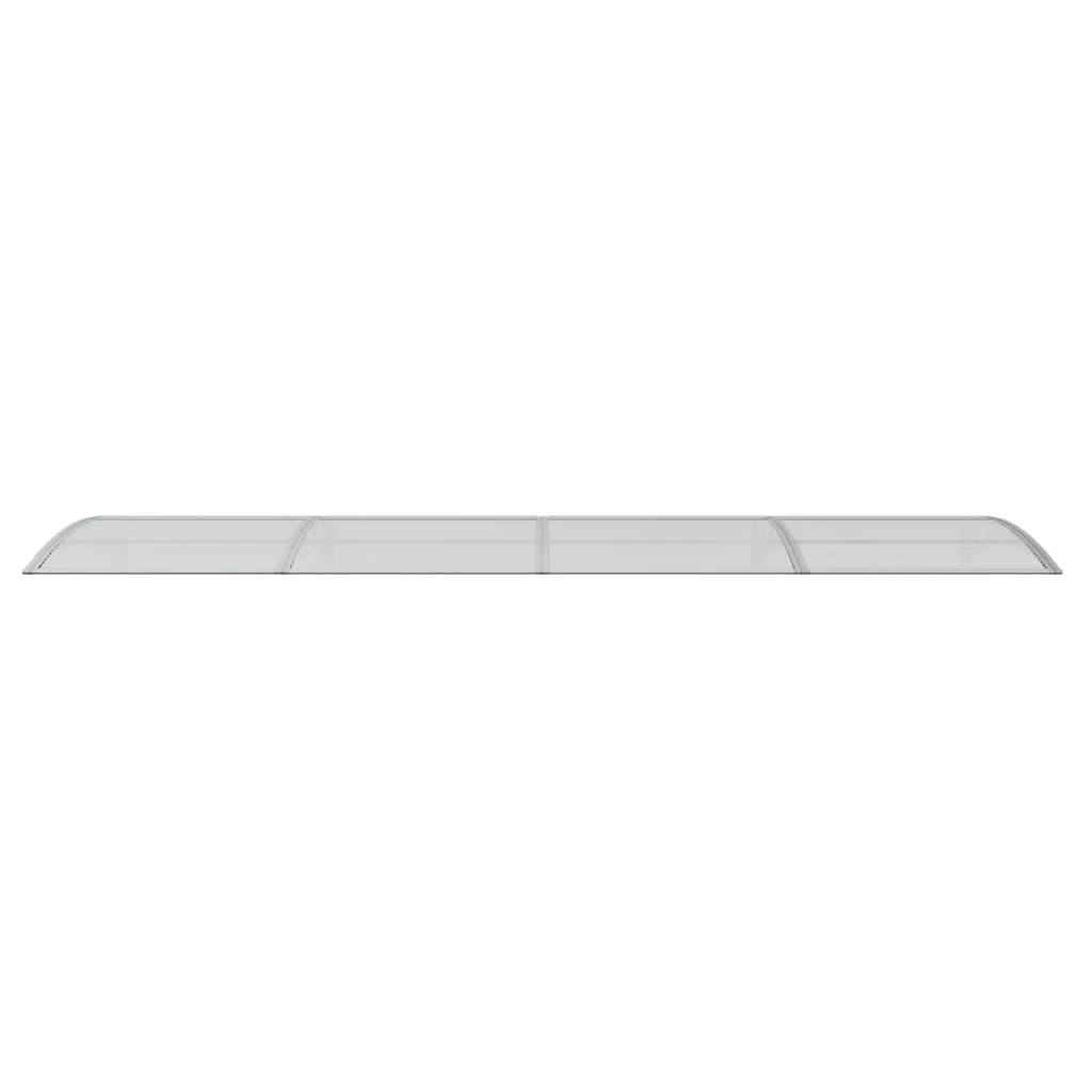 Stogelis durims, pilkos spalvos, 400x100cm, polikarbonatas