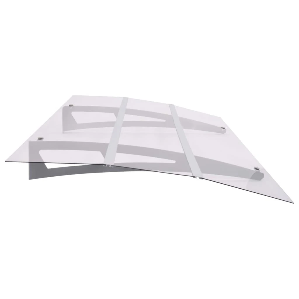 Stogelis durims, sidabrinis ir permatomas, 150x90cm, PET