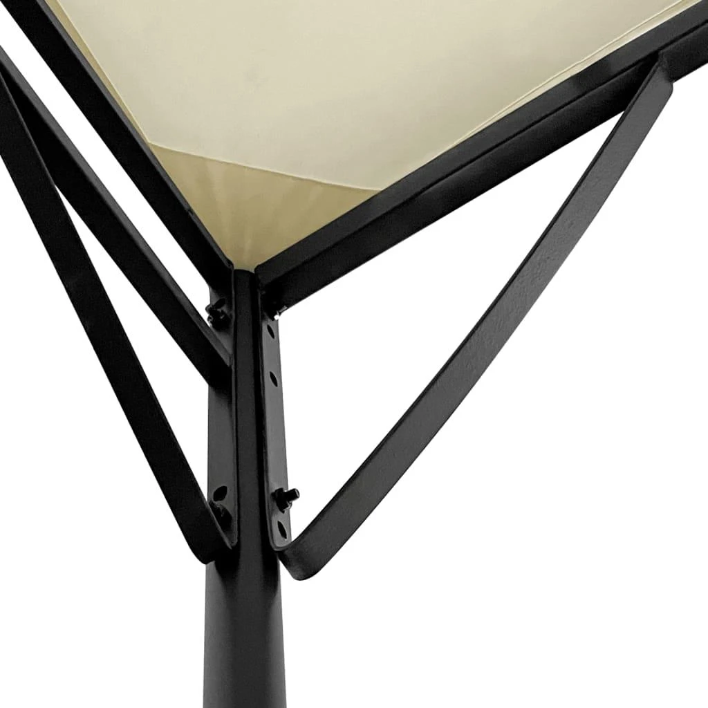 Stoginė, kreminės spalvos, 2x2,3m, audinys ir plienas, 180g/m²