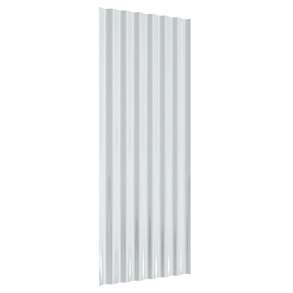 Stogo plokštės, 12vnt., žalios, 100x36cm, plienas