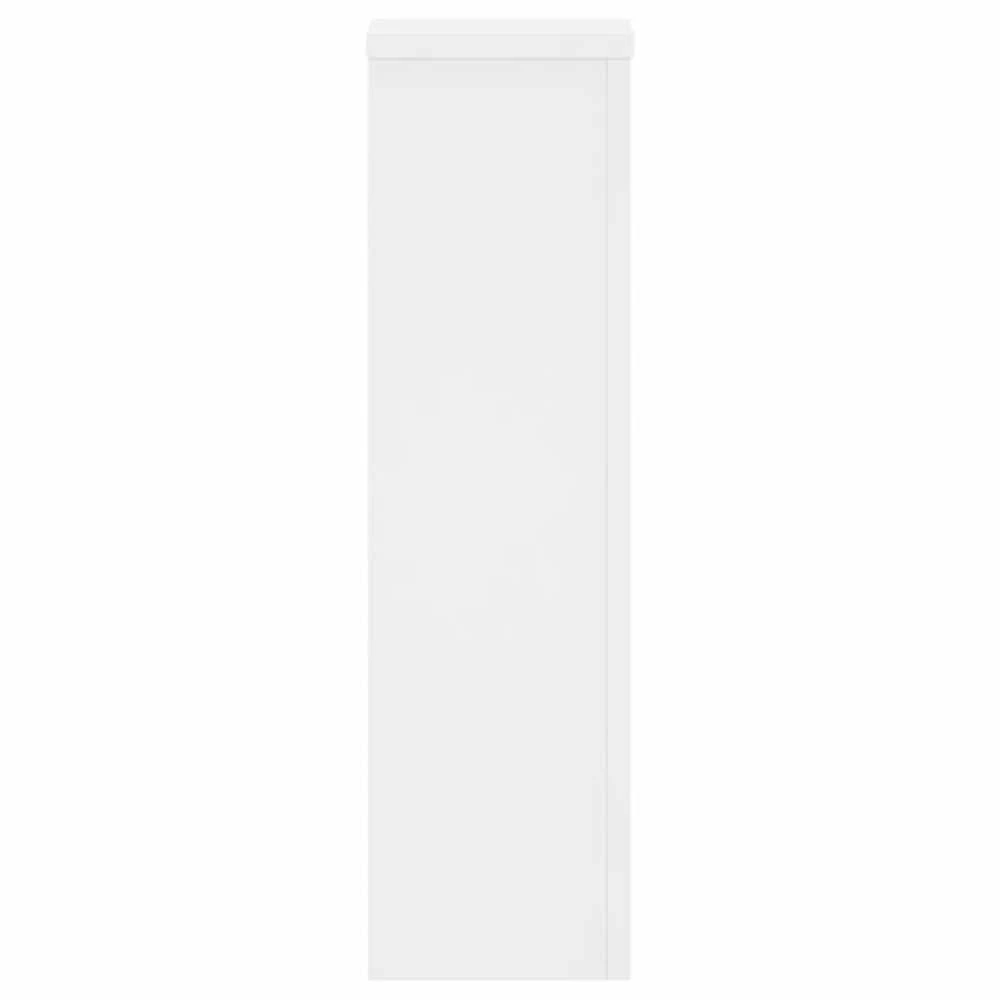 Stovai augalams, 2vnt., balti, 17x17x60cm, apdirbta mediena