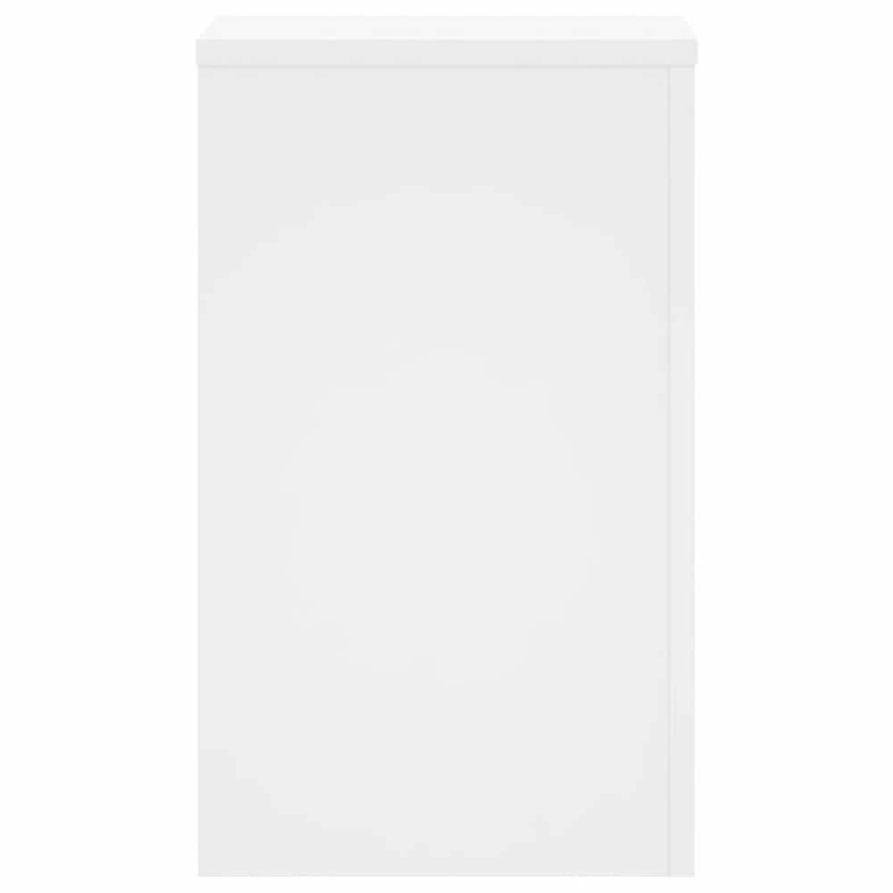 Stovai augalams, 2vnt., balti, 30x30x50cm, apdirbta mediena