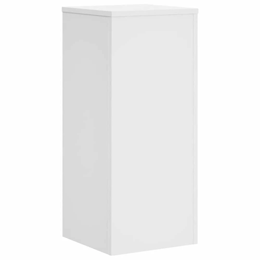 Stovai augalams, 2vnt., balti, 30x30x70cm, apdirbta mediena