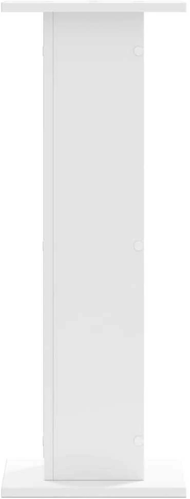 Stovai augalams, 2vnt., balti, 30x30x80cm, apdirbta mediena