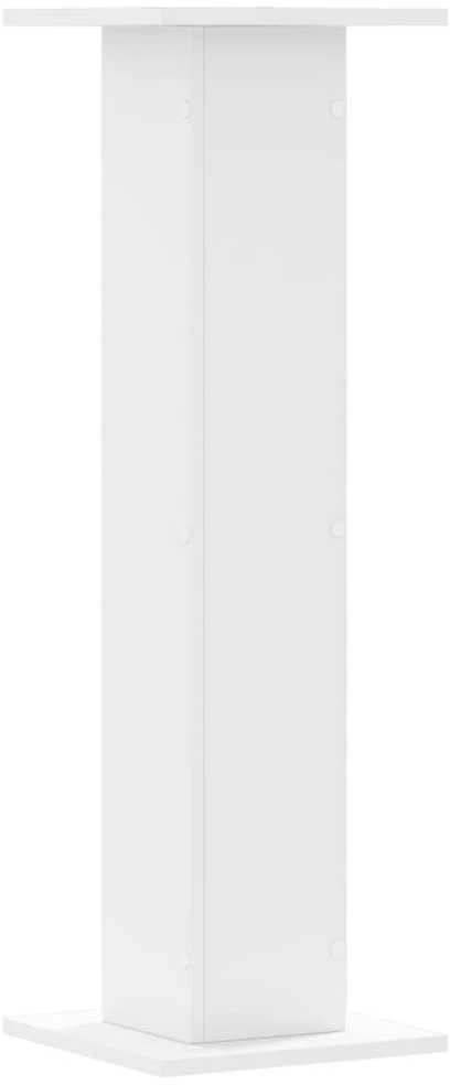 Stovai augalams, 2vnt., balti, 30x30x95cm, apdirbta mediena