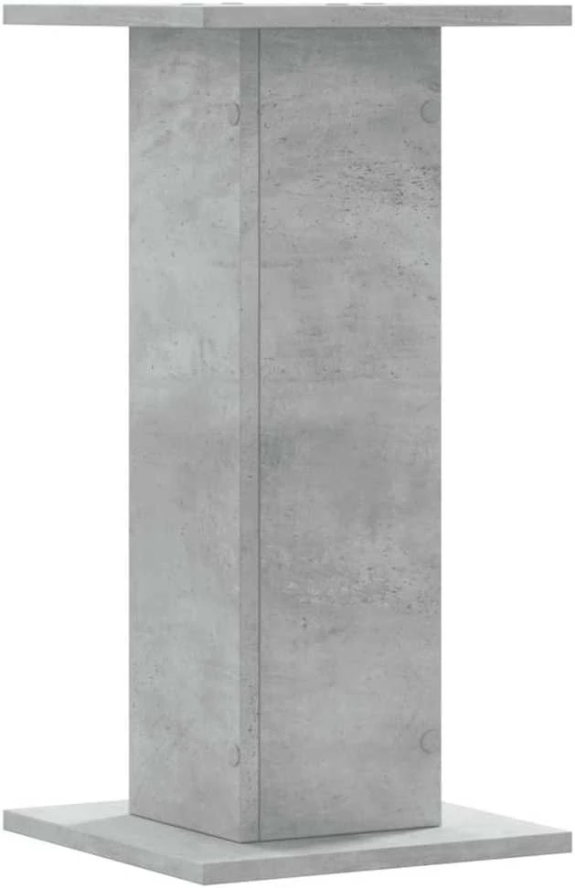 Stovai augalams, 2vnt., betono, 30x30x60cm, apdirbta mediena