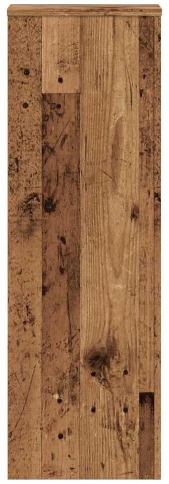 Stovai augalams, 2vnt., medienos, 33x33x100cm, mediena