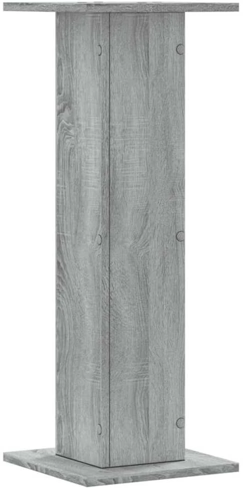 Stovai augalams, 2vnt., pilki ąžuolo, 30x30x80cm, mediena