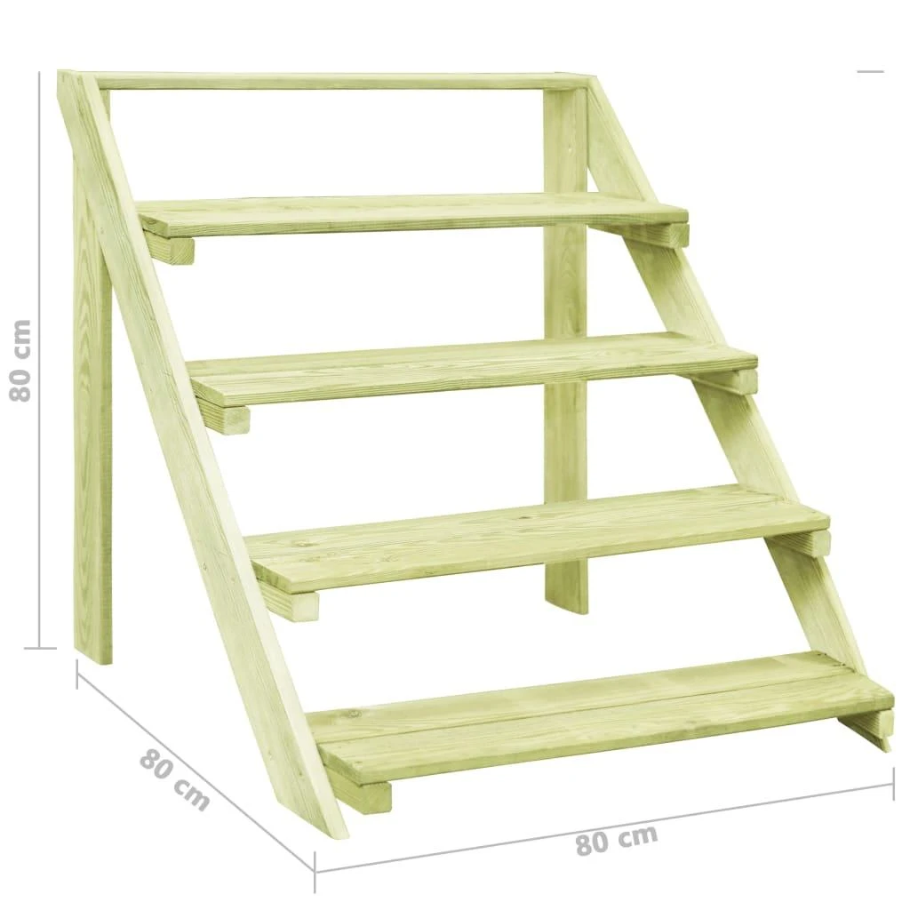 Stovas augalams, 80x80x80cm, impregnuota pušies mediena