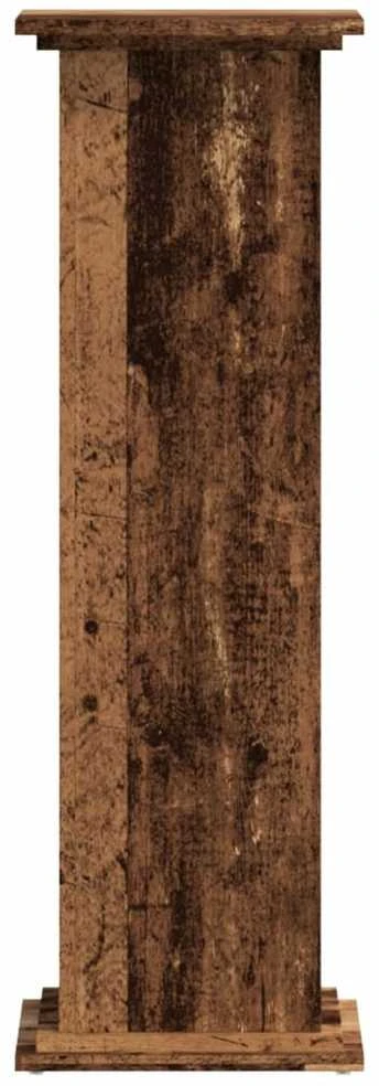 Stovas augalams, sendintos medienos, 33x33x100cm, mediena