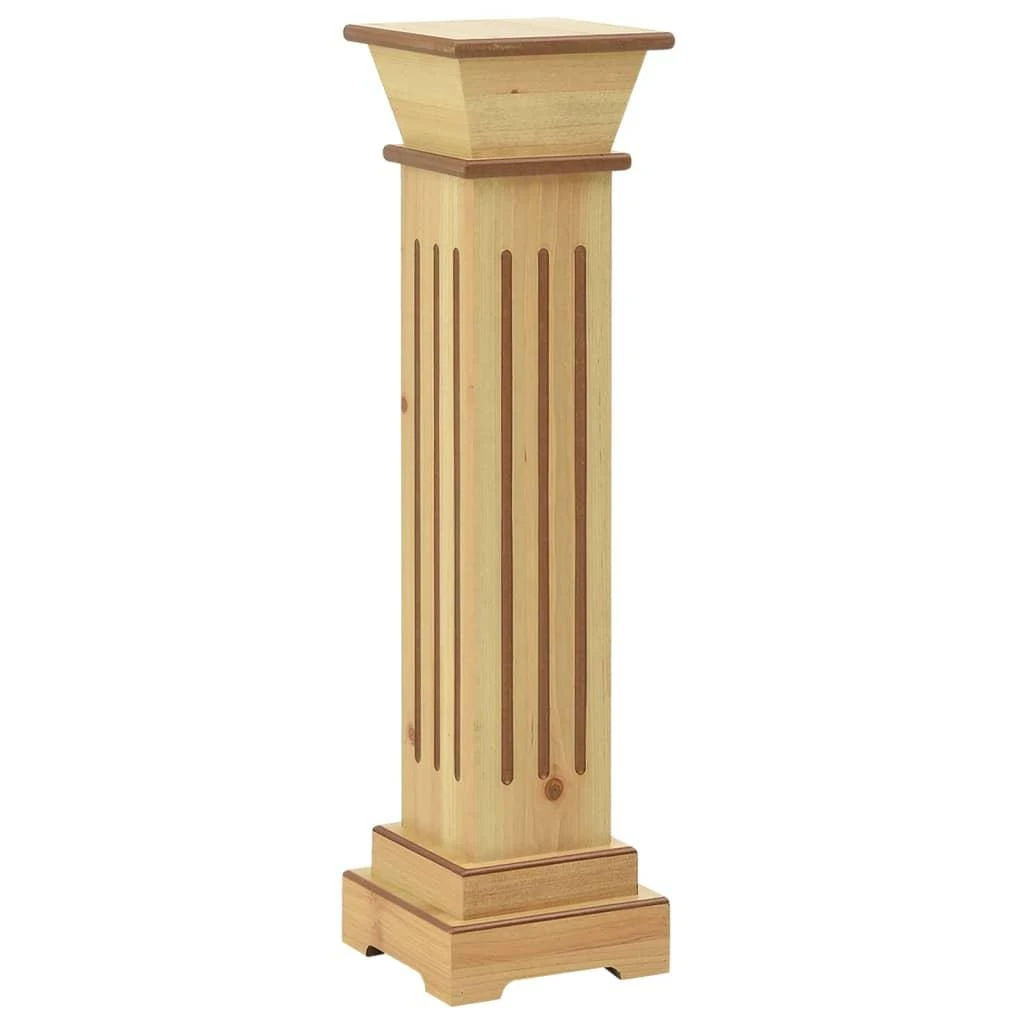 Stovas augalams-stačiakampė kolona, medienos, 17x17x66cm, MDF