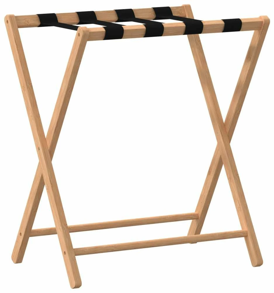 Kelioninis Stovas lagaminui, 68,5x38x58cm, bambukas