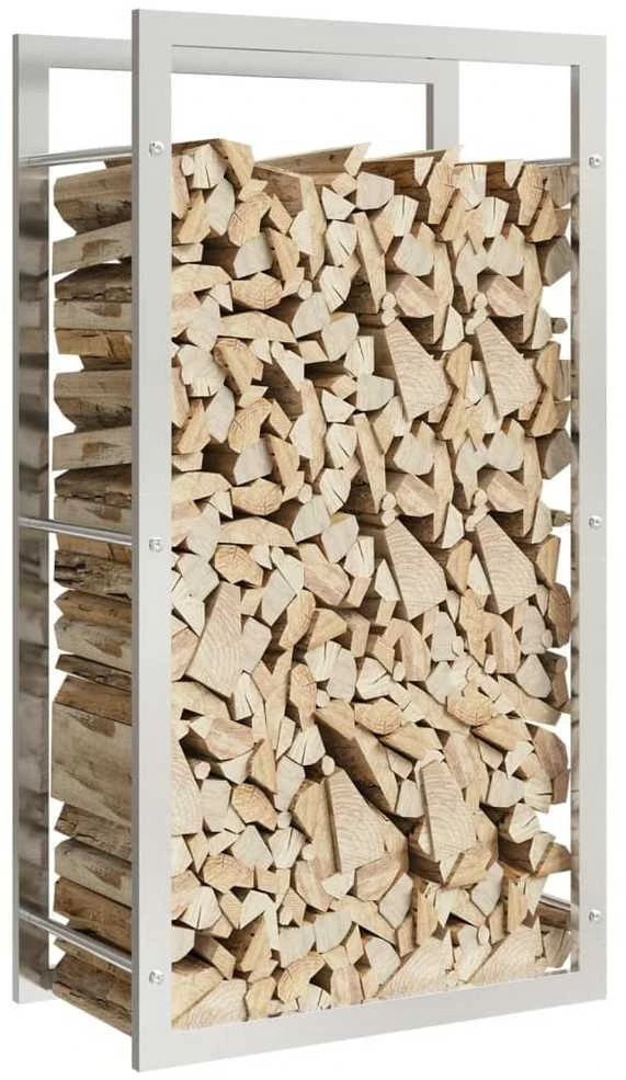 Stovas malkoms, 50x28x94 cm, nerūdijantis plienas