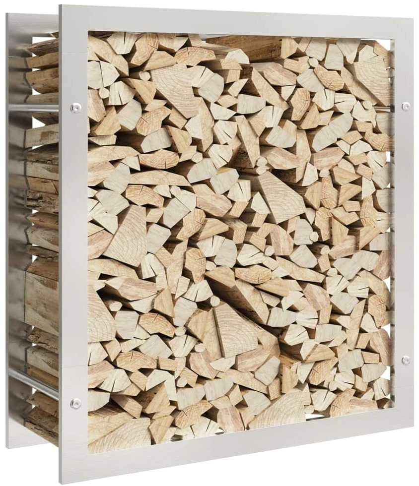 Stovas malkoms, 80x28x86 cm, nerūdijantis plienas