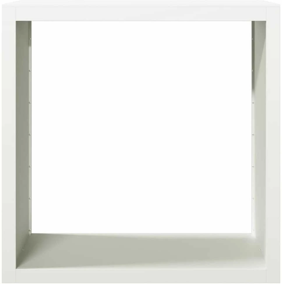 Stovas malkoms, baltos spalvos, 100x40x100cm, plienas