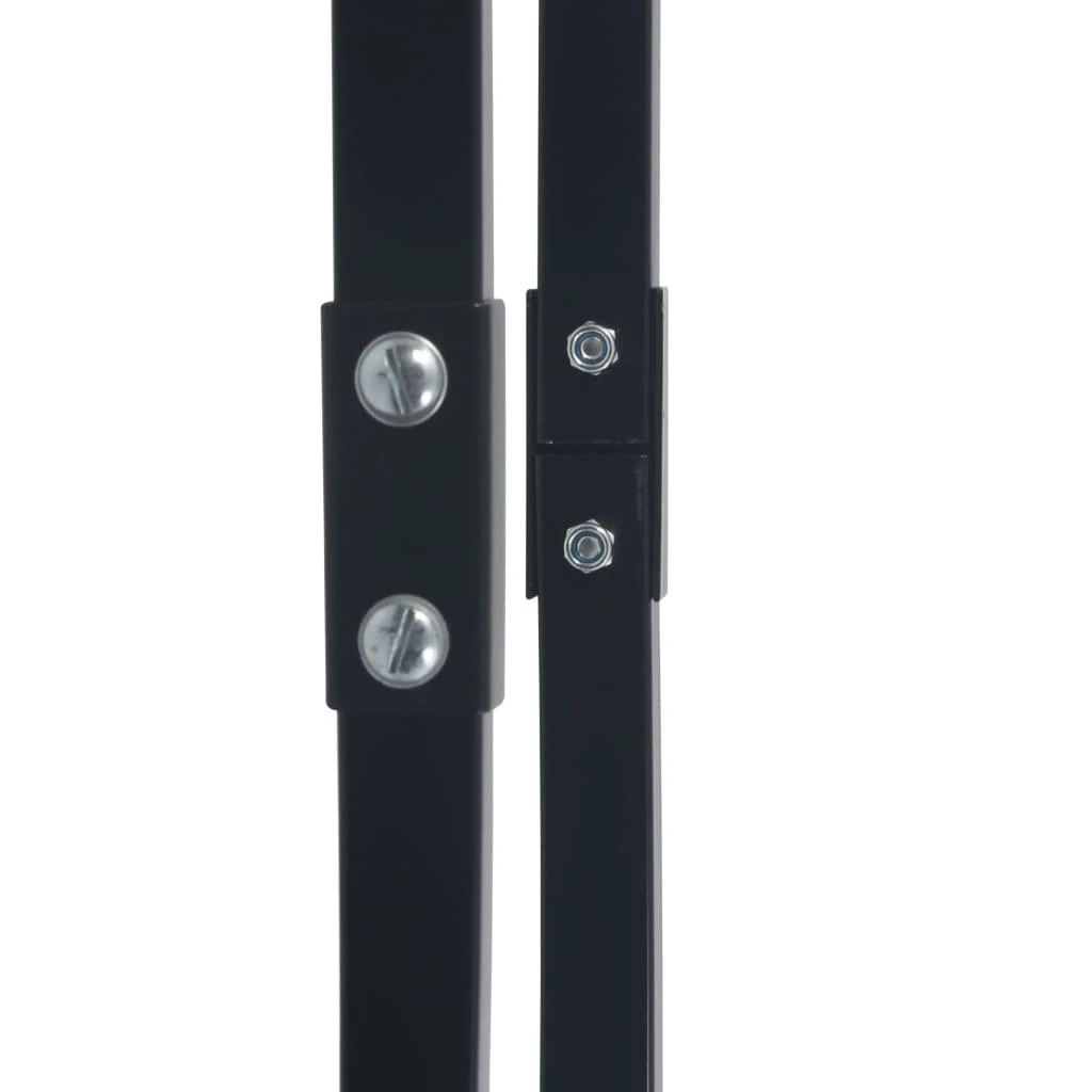Stovas malkoms, juodos spalvos, 80x25x100cm, plienas