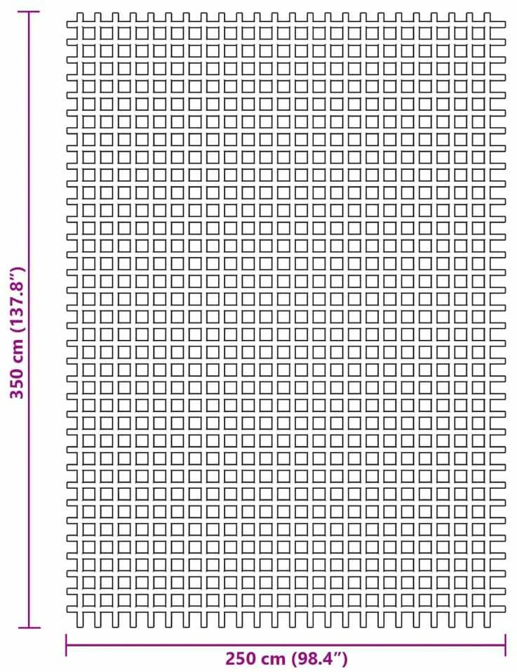 Stovyklavimo paklotas, mėlynos spalvos, 3,5x2,5m