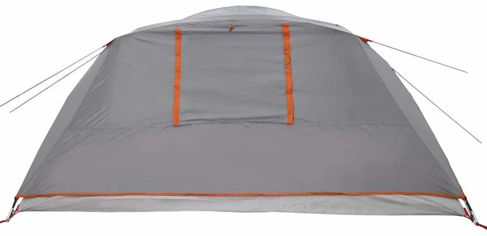Stovyklavimo palapinė, pilka/oranžinė, keturvietė