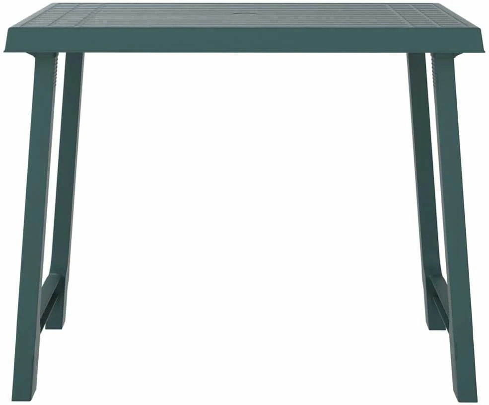 Stovyklavimo stalas, žalias, 79x56x64cm, PP, medienos imitacija