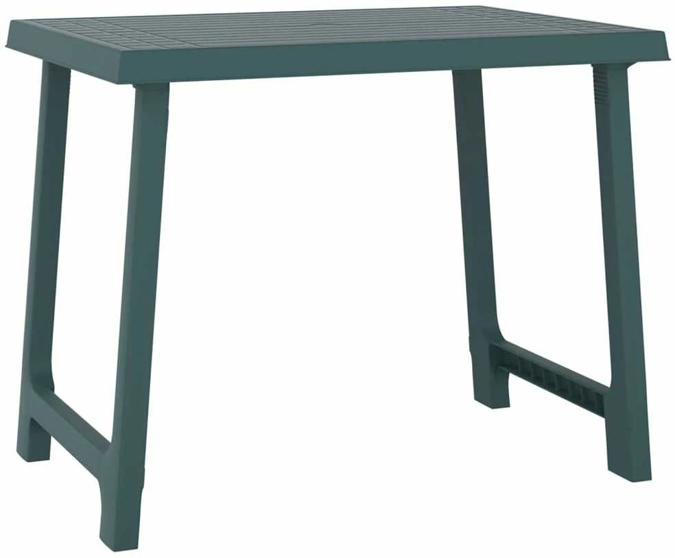 Stovyklavimo stalas, žalias, 79x56x64cm, PP, medienos imitacija