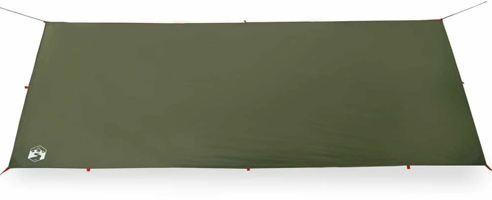 Stovyklavimo tentas, alyvuogių, 506x306cm, atsparus vandeniui