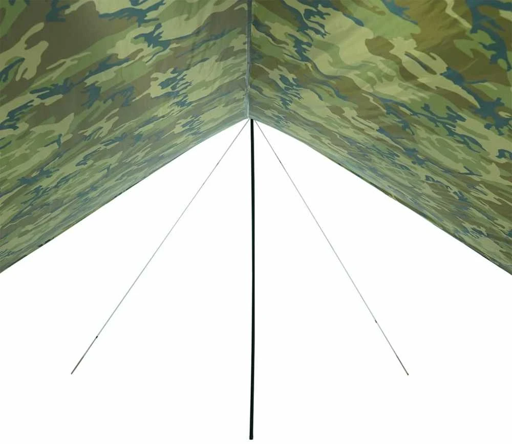Stovyklavimo tentas, kamufliažinis, 462x306x211cm