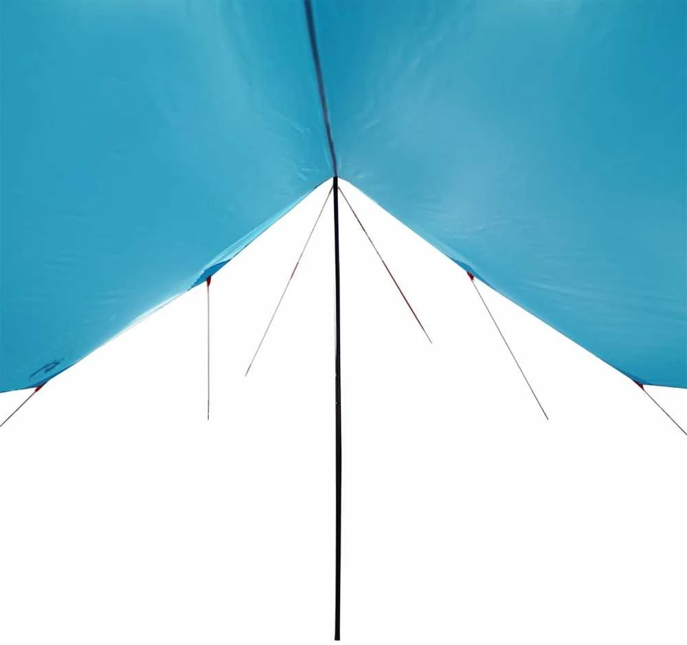 Stovyklavimo tentas, mėlynas, 460x305x210cm, atsparus vandeniui