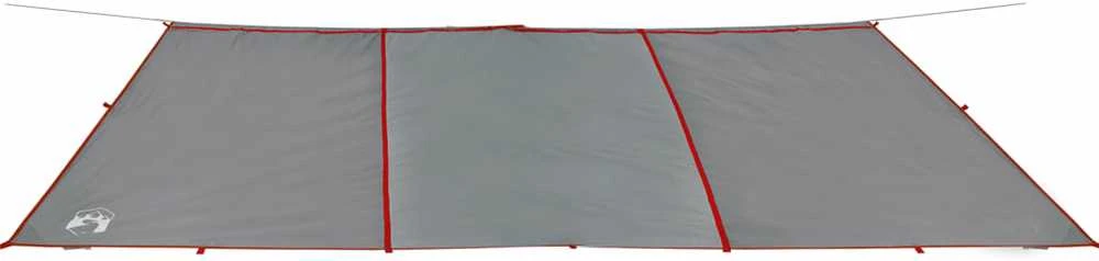 Stovyklavimo tentas, pilkas ir oranžinis, 420x440cm